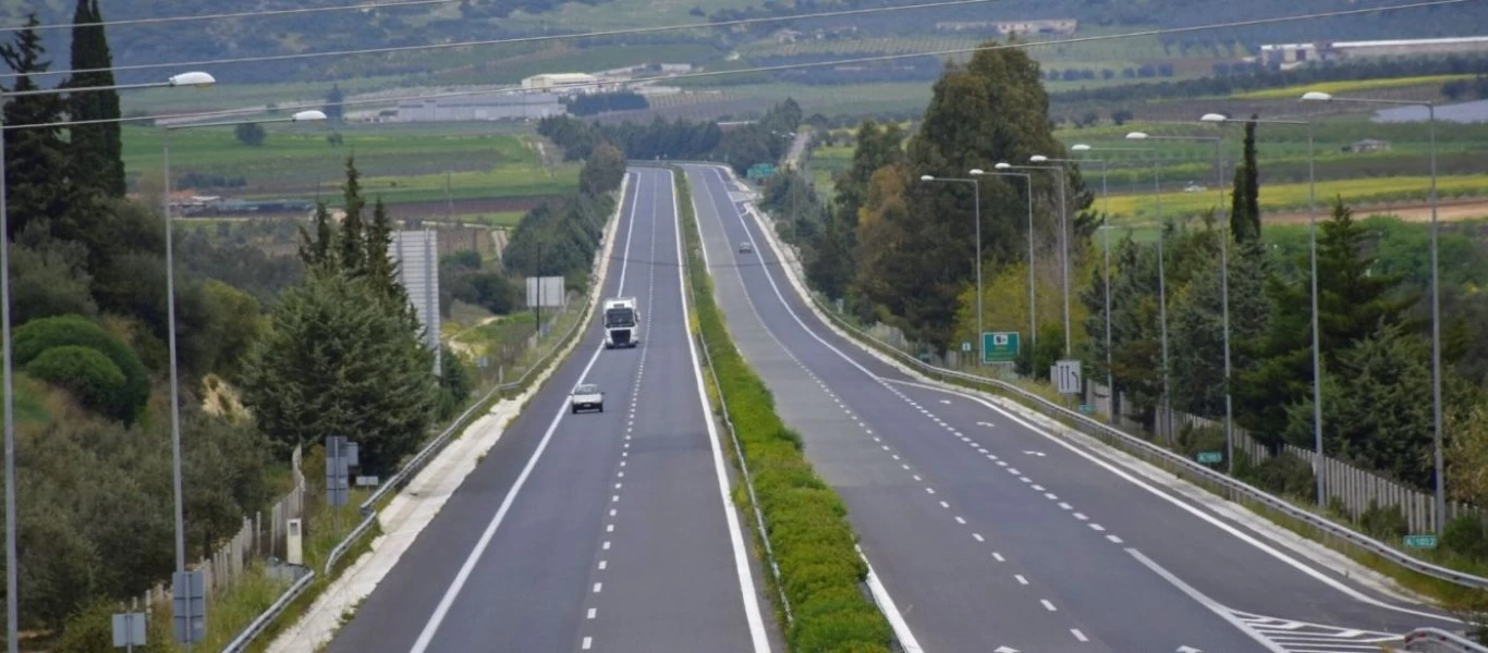 Κανονικά η κυκλοφορία στον αυτοκινητόδρομο Τρίπολη - Καλαμάτα